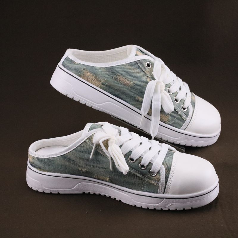 Halbschuhe aus Canvas für Herren, Nischendesign, Batik, koreanischer Paarstil, vielseitige Schuhe, trendige High-Top-Schuhe für Herren_voghion.com