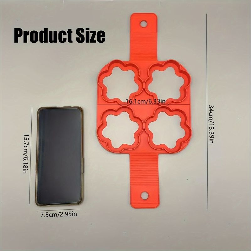 1 anello antiaderente in silicone per pancake all'uovo per colazioni perfette e per cucinare in cucina_voghion.com