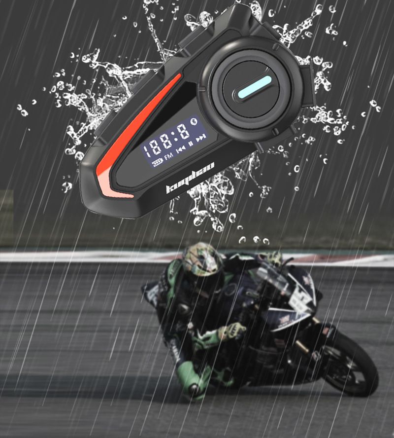 Coolqi Bao Anti-Fog Dual Lens Open Face Motorrad Bluetooth Helm Lange Akkulaufzeit Mit Display Geeignet Für_voghion.com