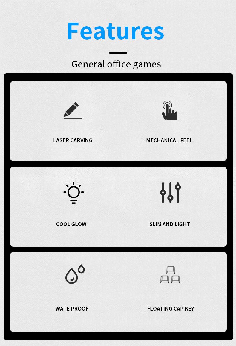 104 Keys Mechanical Wired Gaming Keyboard For Laptop Desktop Ergonomics RGB Backlit LED Keycaps PC Accessories_voghion.com