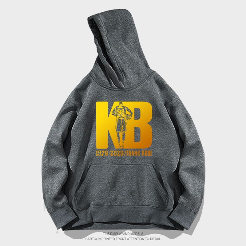 Y Kobe Commemorative Hoodie For Men's Autumn Wear, Oversized Loose Shoulder Youth Jacket Clothing_voghion.com