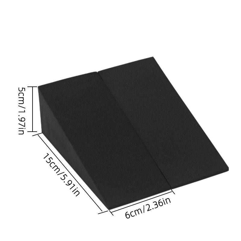 Brick Pedal Yoga Squat Weightlifting Board Triangle✅Stretching Support Deep Incline Surface_voghion.com