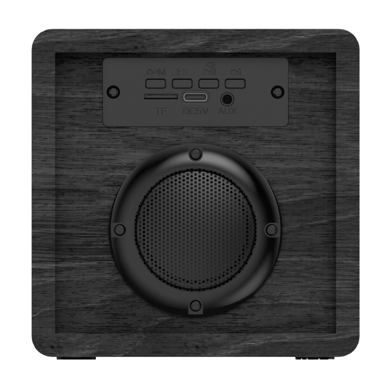 High aesthetic atmosphere, colorful lights, mirror sound system, suitable for cool wooden Bluetooth speakers_voghion.com