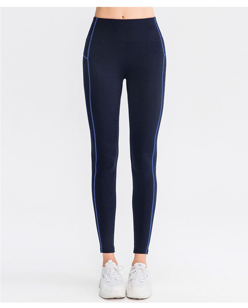 Roupas de ginástica femininas plus size com forro de lã para outono e inverno, justas, para treino de corrida e ioga_voghion.com