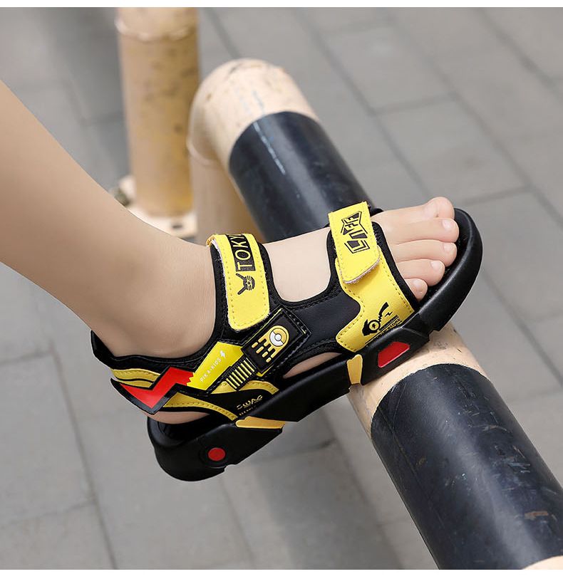Sandali per bambini con suola morbida antiscivolo leggeri per studenti delle scuole elementari, bambini di età media e grande, ragazzi, scarpe per bambini_voghion.com