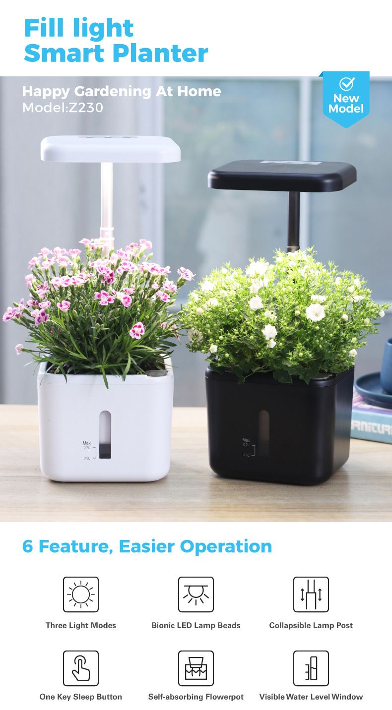 Pametni stroj za sadnju, sadnja sobnih biljaka, svjetlo punog spektra, sadnja povrća, kreativni poklon, poklon_voghion.com