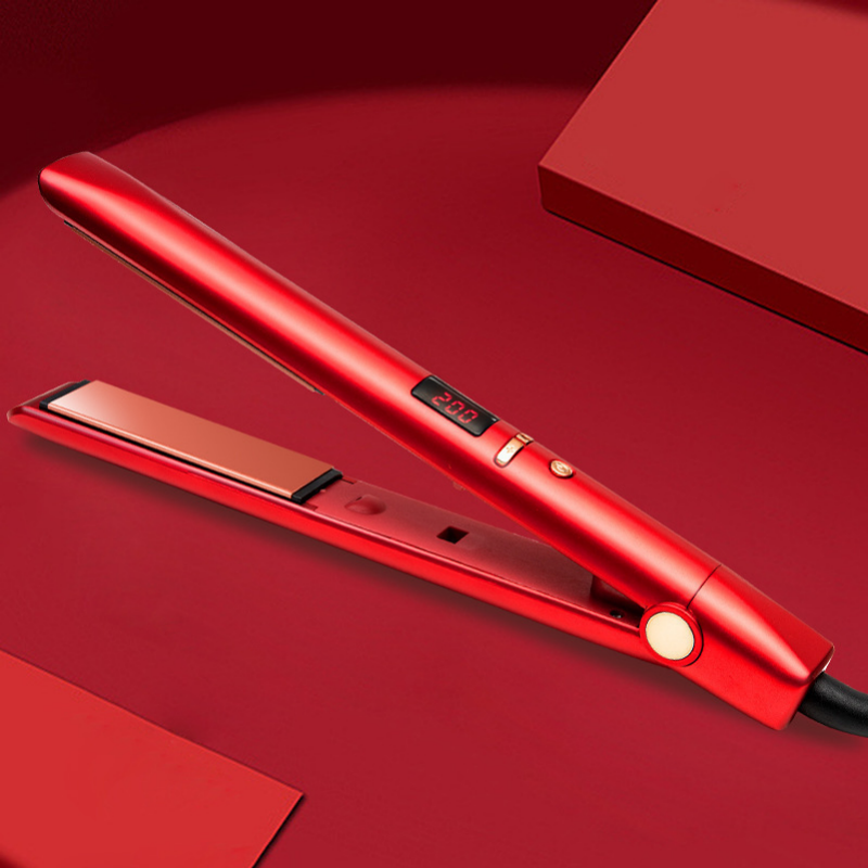 China Wholesale 2 In 1 Ceramic Iron Barrels Hair Straightener And Curler_voghion.com