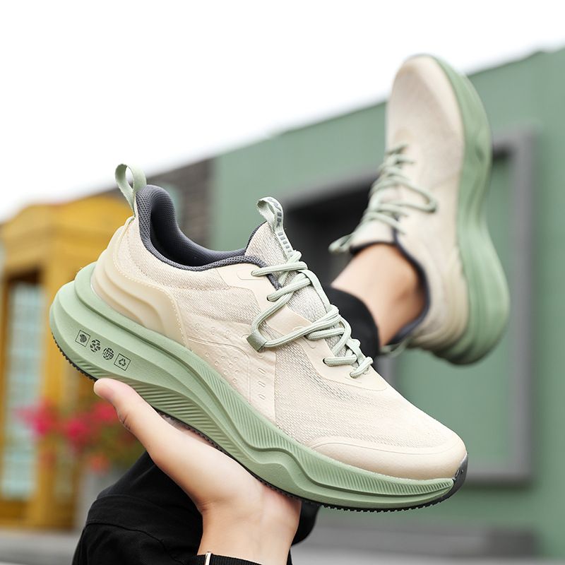 New Mesh Breathable Odor-resistant Non-slip Running Durable Ultra-light Soft Sole Shock-absorbing Men's Sports Shoes_voghion.com