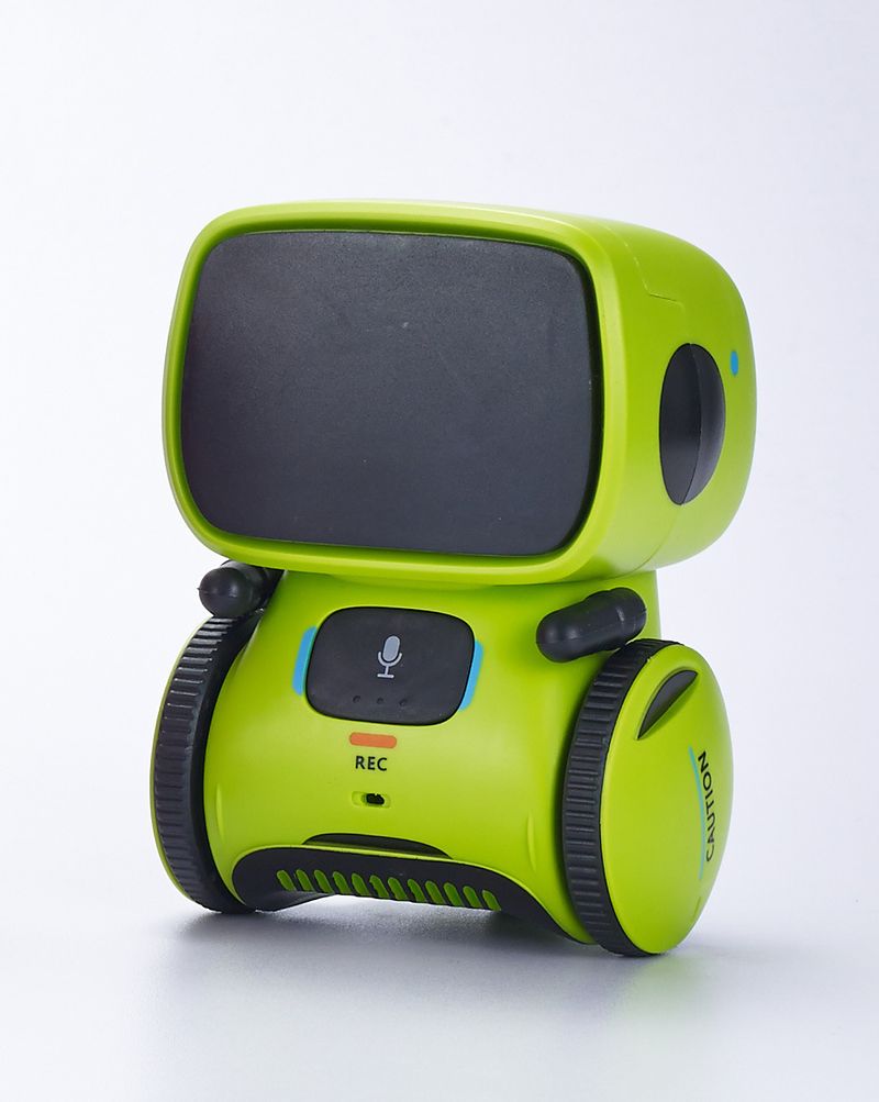 Smarta leksaker Ny produkt Rymdrobot Sjungande och dansande Inspelning Intelligent pekskärm Interaktiv följeslagare Barnrobotleksak_voghion.com