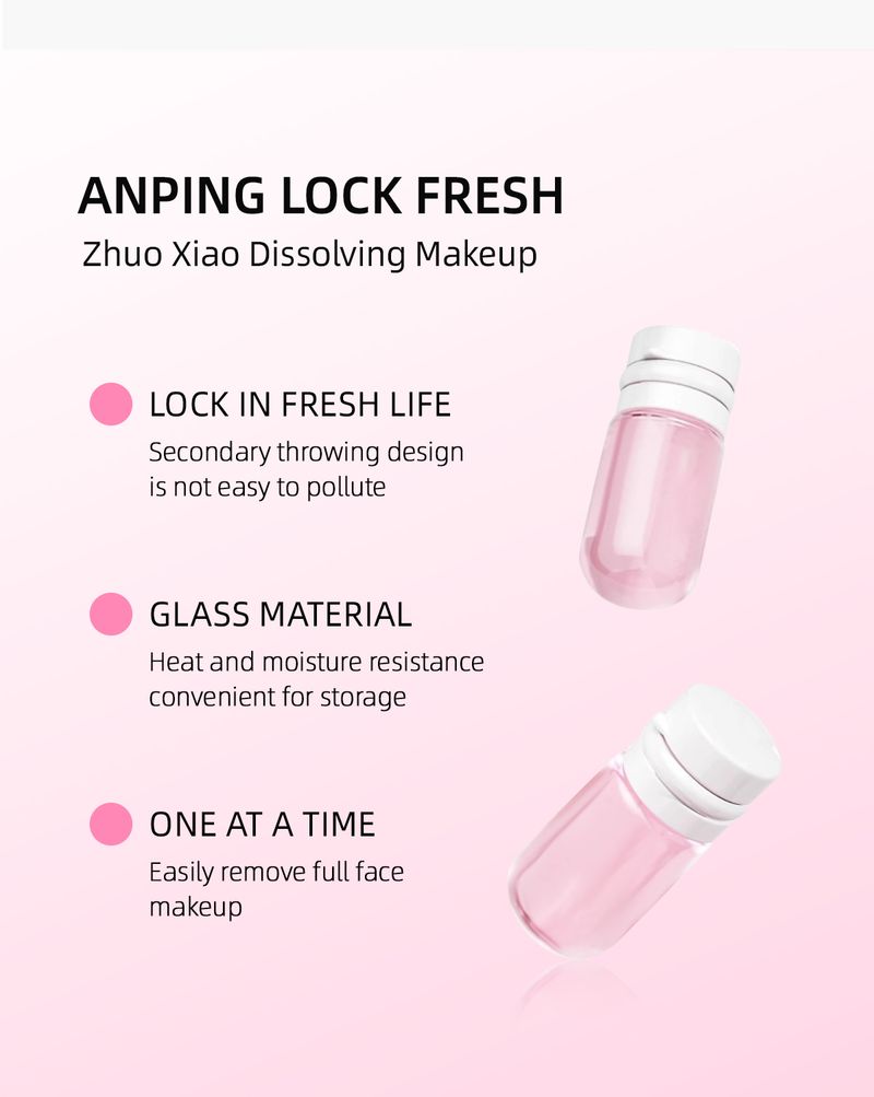 Maffick 20 Kapseln Packung Wimpern Gesicht Sanfte Tiefenreinigung Feuchtigkeitsspendende Haut Beruhigende Make-Up Entferner_voghion.com