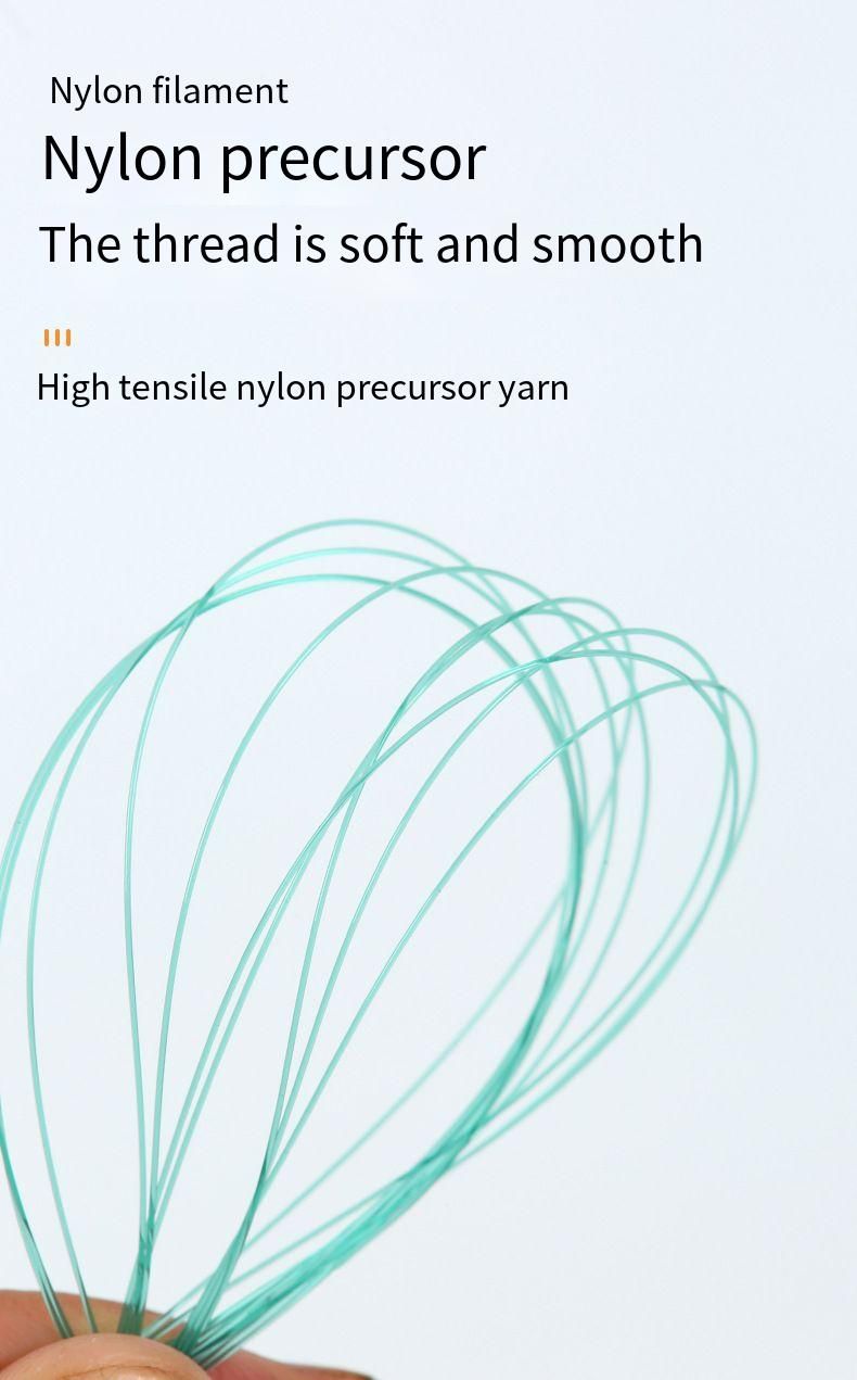Lenza da pesca in nylon originale Silk da 100 m, con sottofilo principale, canna da pesca, esca e ancora._voghion.com