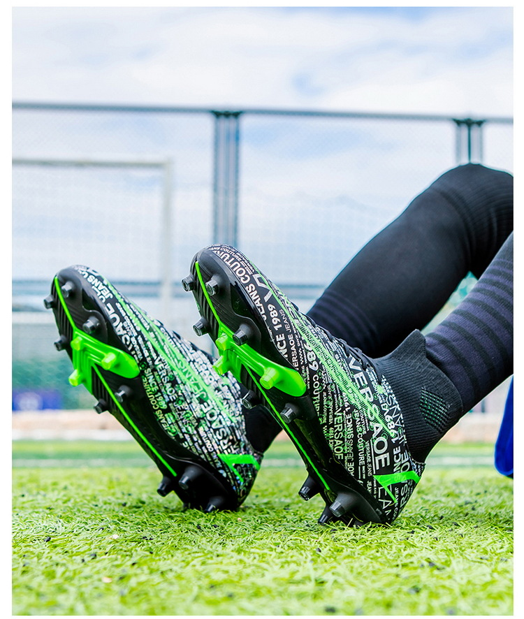 Scarpa da calcio alta per ragazzi e ragazze, tf spiker, turf foot, scarpe da allenamento per campus_voghion.com