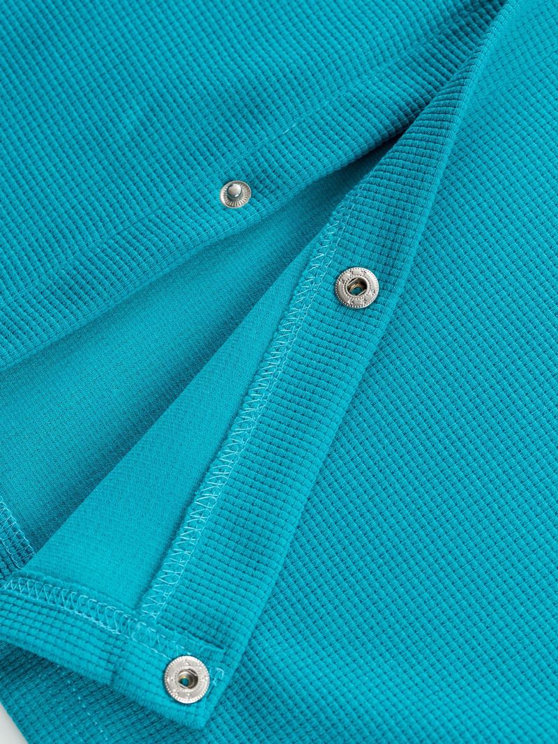 Men's Waffle-Knit Long Sleeve Jacket – Lightweight Casual Open Front Coat With Pockets, Solid Color Loungewear For Fall (S-Xxxl)_voghion.com