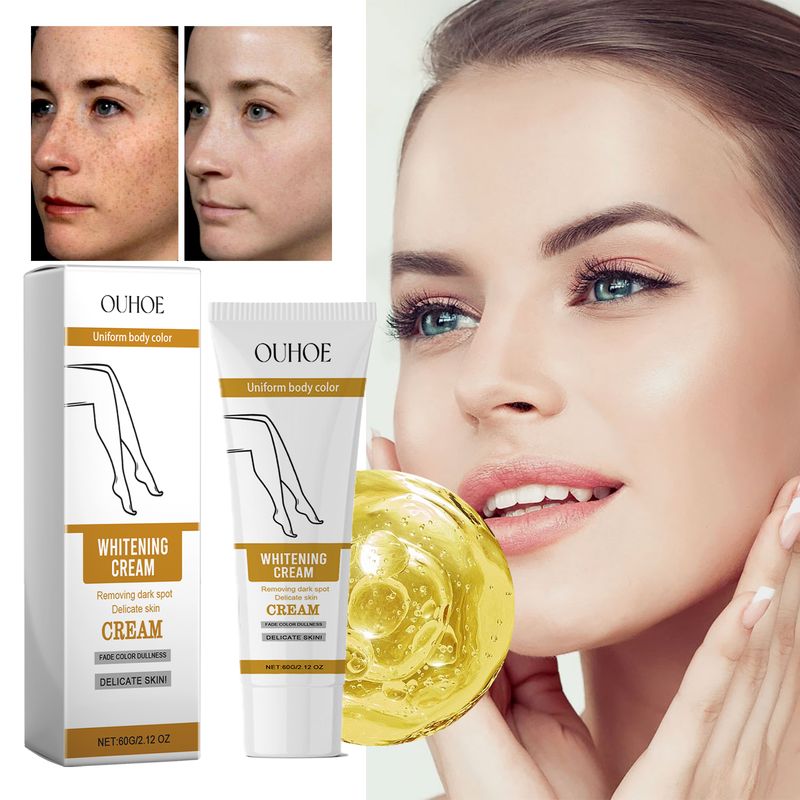 OUHOE Whitening Cream, Refreshing Moisturizing And Brightening Skin Tone Natural Radiance Tender Skin Moisturizing Beauty Cream_voghion.com