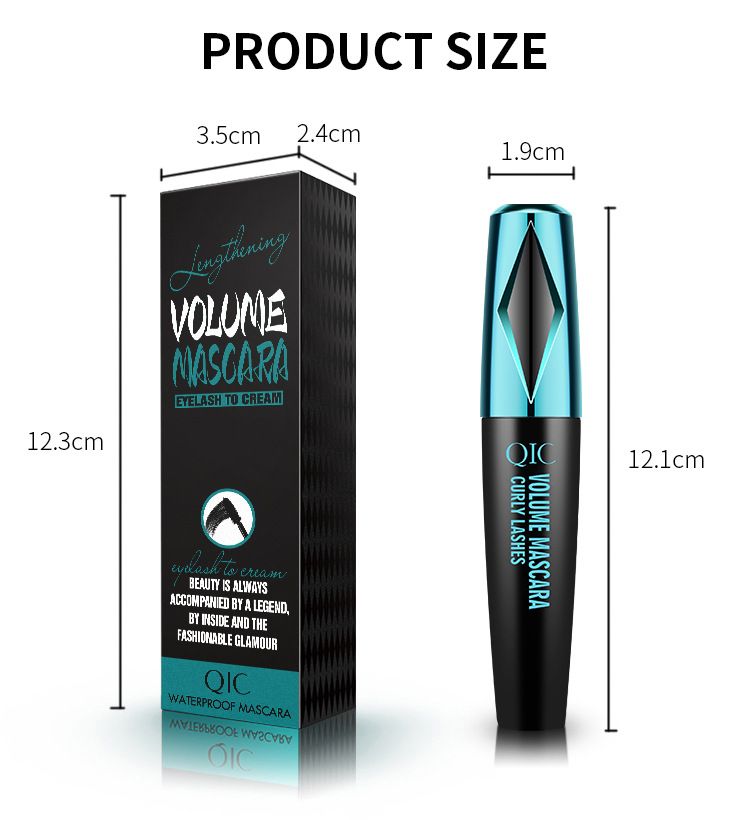 Nei Aen schwaarz, déck, schweessbeständeg, laang, kräuseleg, ausschmiert, net-strippend, Primer, Make-up_voghion.com