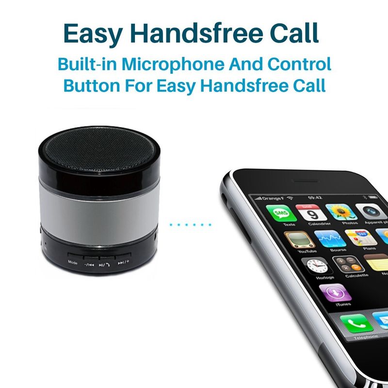 Mini LED Wireless Bluetooth Speaker Portable Loud Bass For Samsung IPhone IPad_voghion.com