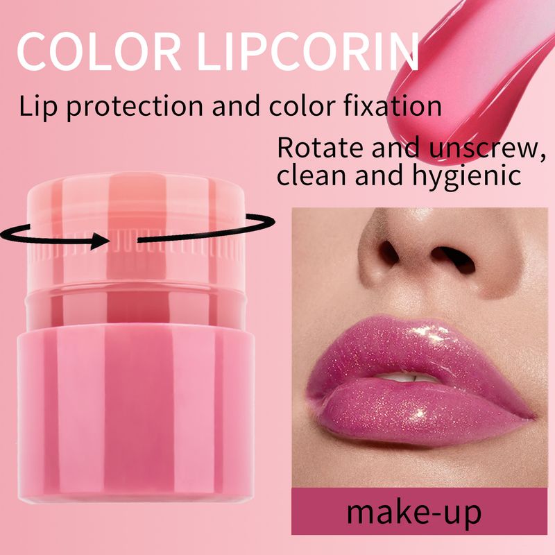 Lip Balm Twist Lipstick 6 Colors Moisturizing And Nourishing To Enhance Complexion Lip Gloss To Fade Lip Lines_voghion.com
