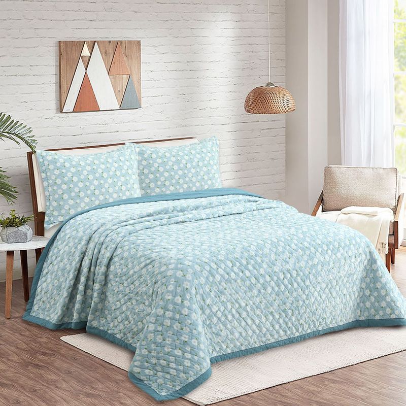 Douyin transmissão ao vivo fio tingido algodão puro capa de cama três peças conjunto inverno dupla face bebê lã lençol conjunto de cama fabricante_voghion.com
