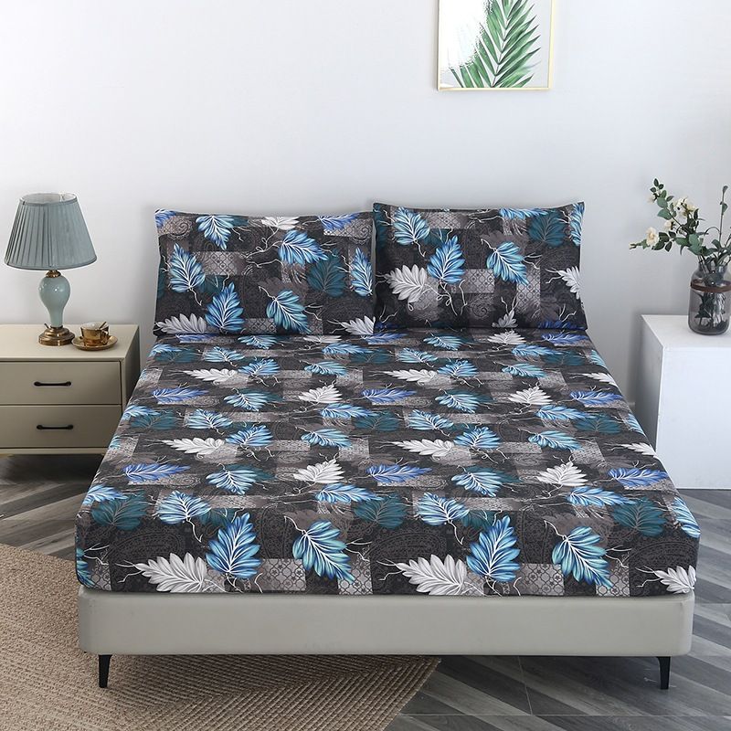 Coprimaterasso Simmons in Aloe Vera e Cotone Spazzolato, Set da tre pezzi stampato_voghion.com