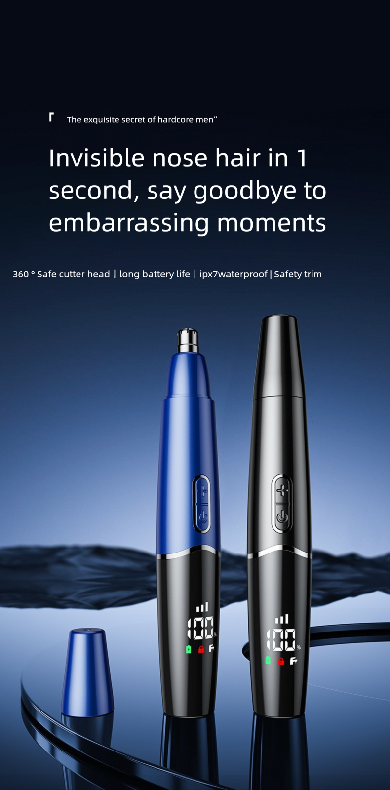 High-end Electric Nose Full Body Washable Unisex Hair Clipper Multi-functional Trimmer 5-in-1_voghion.com