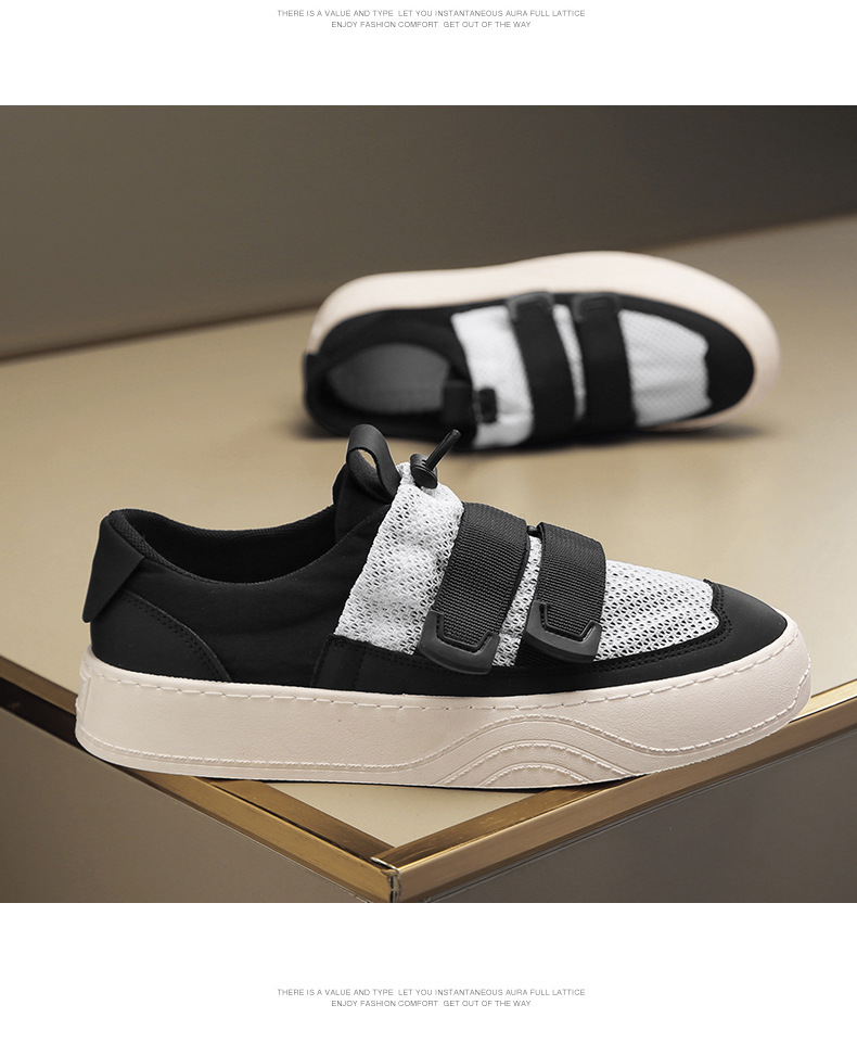 Sports Forrest Gump Shoes Live Broadcast Style Hong Kong Korean Fashion Catwalk Work Clothes Trendy Men S Shoes Four Seasons New Thick_voghion.com
