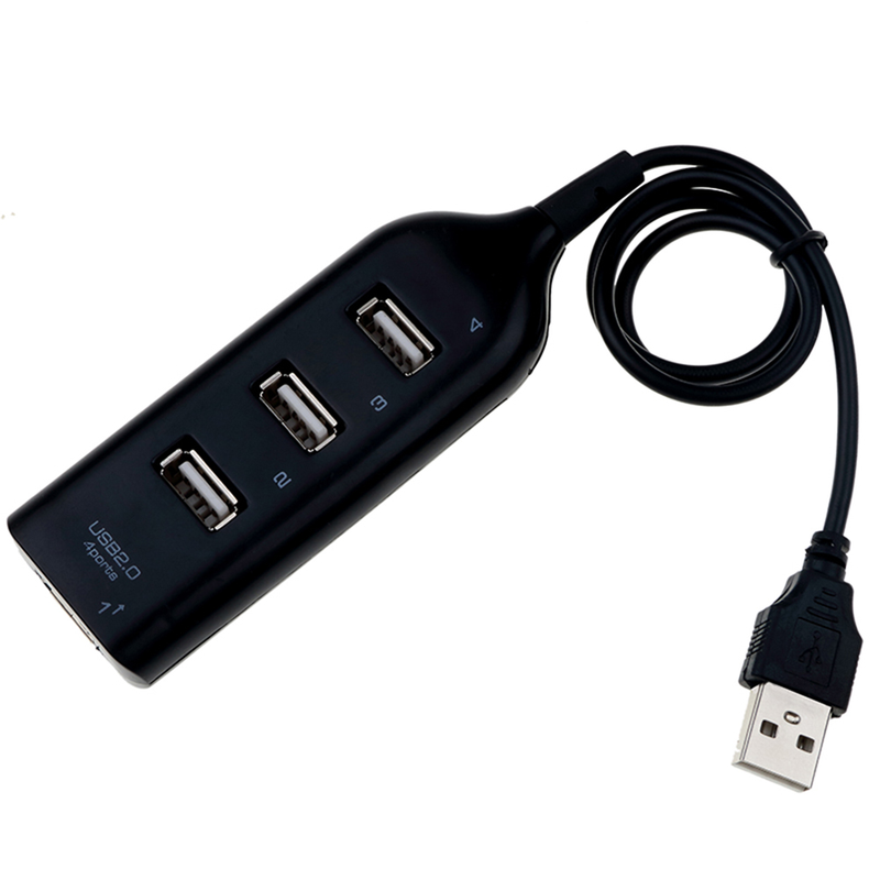 4 Ports Hochgeschwindigkeits-USB 2.0-Erweiterungs-Hub-Splitter-Adapter für PC-Laptop-Computer_voghion.com