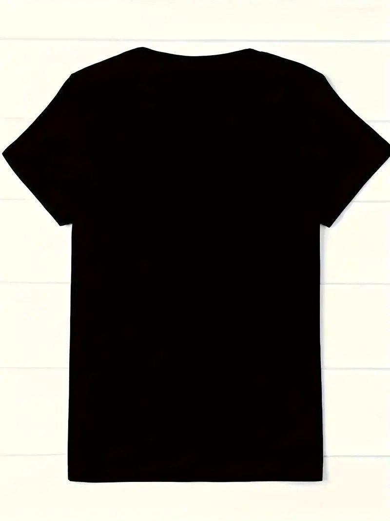 2024 Tryckt vår/sommar Fritid Topp med rund hals Kortärmad T-shirt dam_voghion.com