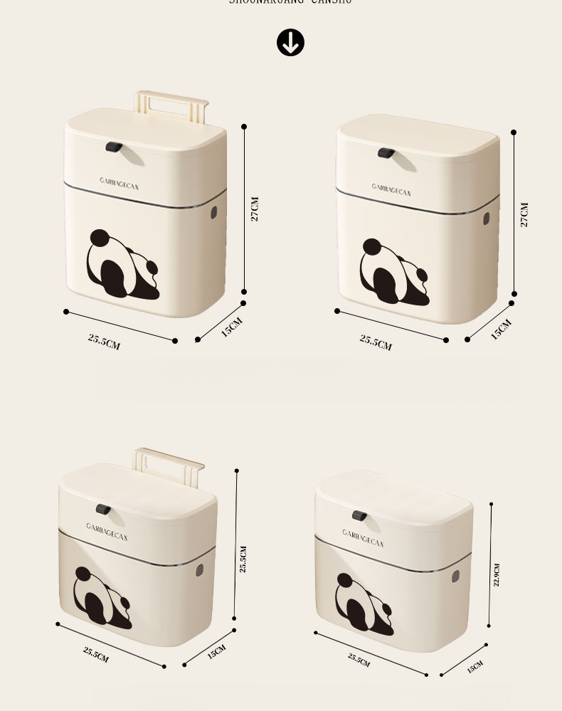 ACZT Brabantia Touch Bin – Soft-Close Lid, Wall-Mounted, Stainless Steel Kitchen Trash Can_voghion.com