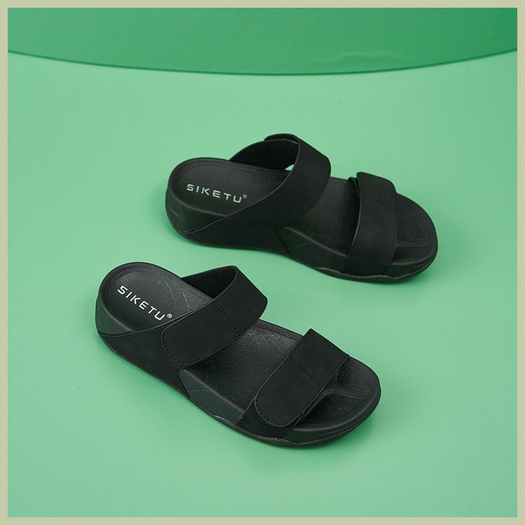 987-52025 Zomer Nieuwe Dames Lichtgewicht Sport Stijl Comfortabele Elastische Grote Maat Dikke Zool Pantoffels_voghion.com