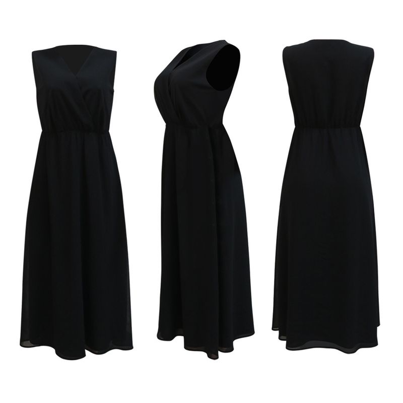 New Muslim Embroidered Mesh Jacket With Chiffon Vest Skirt Suit Kaftan Dress_voghion.com
