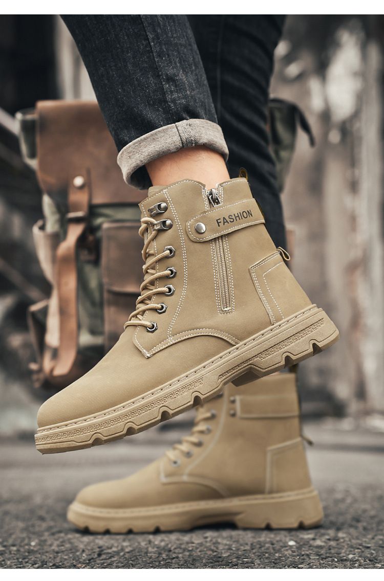 2025 Neue Outdoor-Wandersicherheitsstiefel im Arbeitsstil für Herren, Martens-Stiefel, Herren-Sportmode-Schuhe_voghion.com