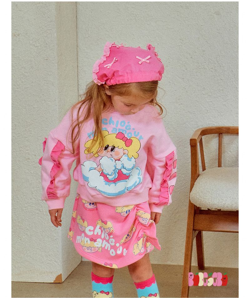 Nuovi prodotti Ps Magliette per bambini in versione coreana, con stampa di cartoni animati e felpa in velluto per bambine_voghion.com