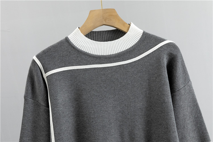 large size fashion temperament suits for women in spring and autumn new casual knitted two-piece suits_voghion.com