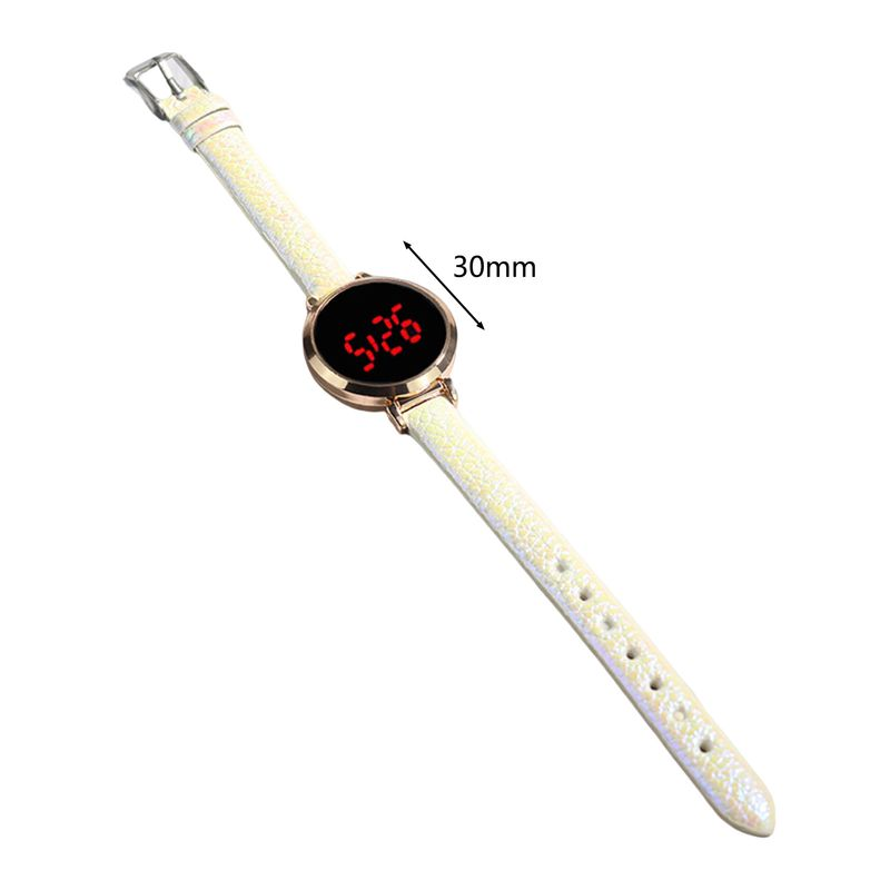 Xinweiqing Multifunctional Life Display Fashionable Women Round LED Digital Watch for Daily Wear_voghion.com
