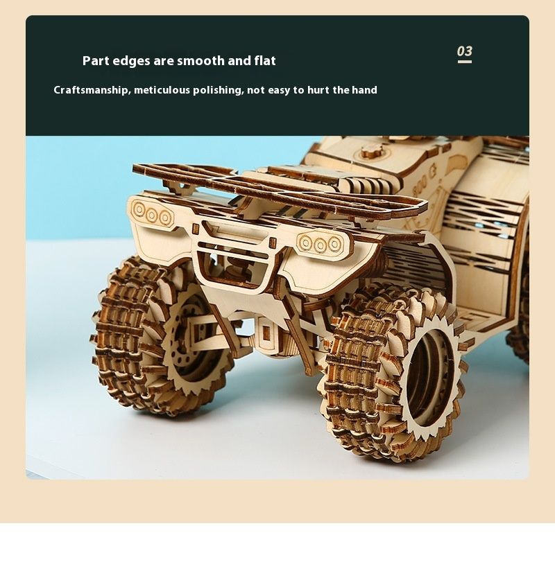 New Product Beach Buggy 3D Three-dimensional Children's Creative Puzzle Toy DIY Desktop Ornament_voghion.com