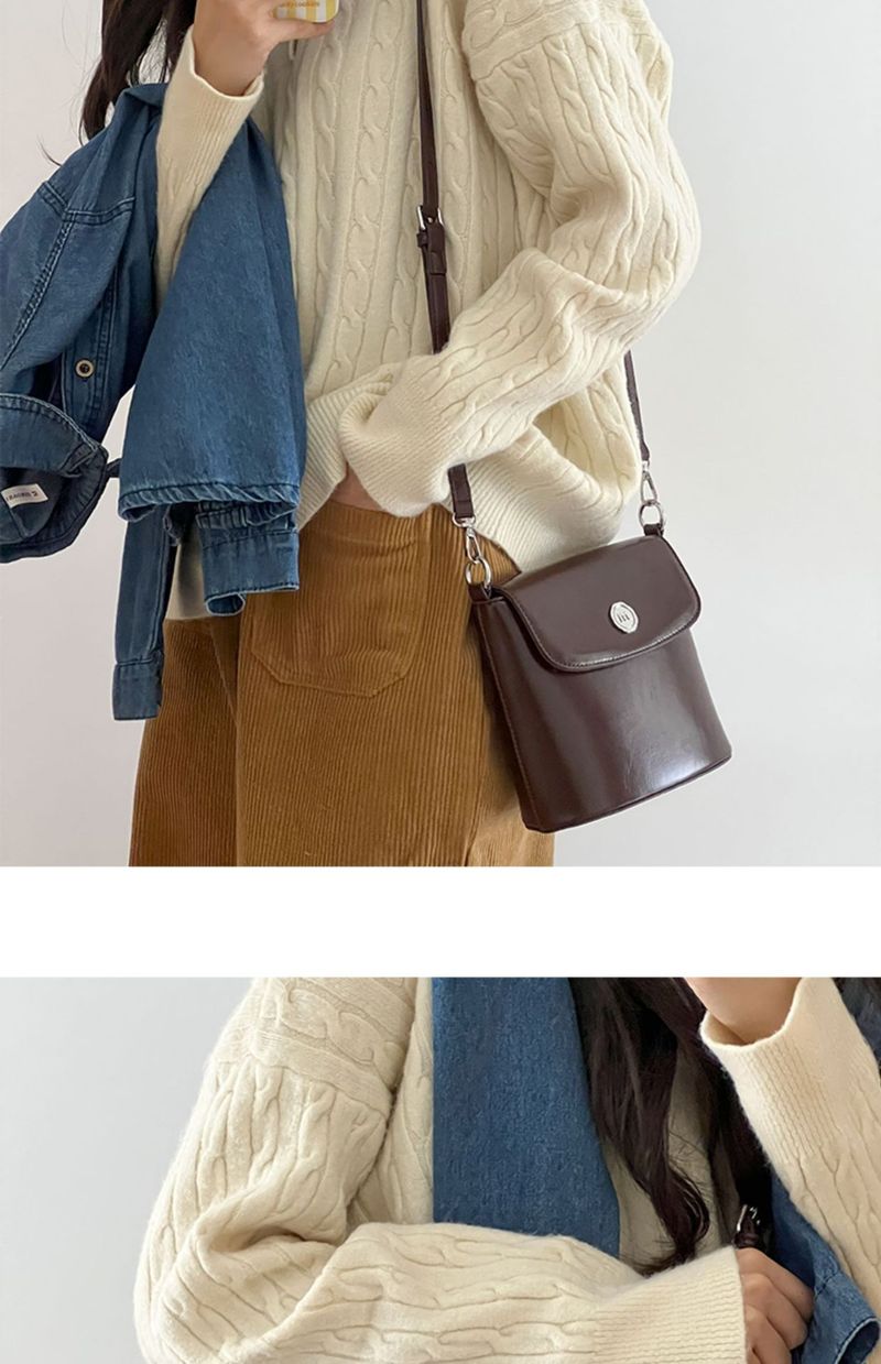 Ins Nischendesign Bucket Damentasche, Sommerquadrat Damen, High-End-Feeling Kleine Tasche für Damen_voghion.com