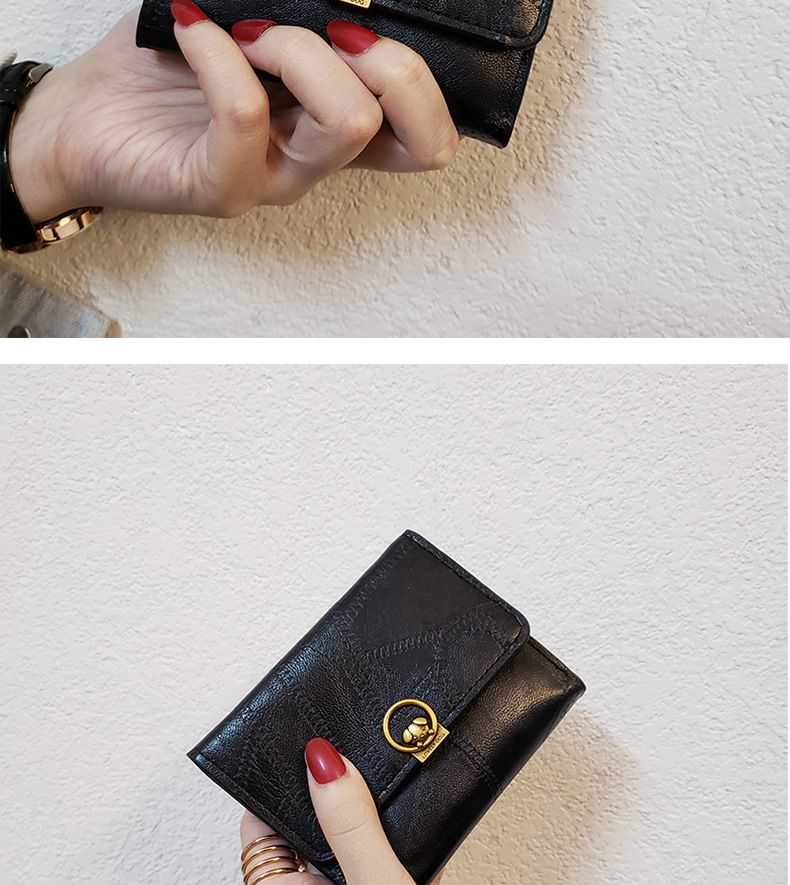 Portafoglio da donna semplice con motivo a cane carino, portafoglio corto da donna, sconto del 30%, piccolo portafoglio da donna, borsa portamonete, borsa porta carte, portafoglio di tendenza_voghion.com