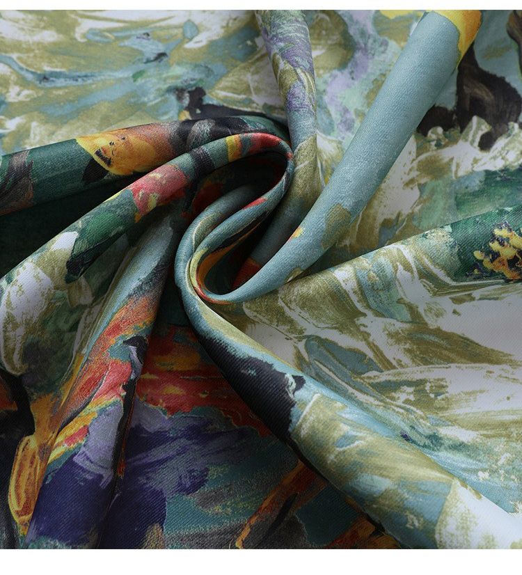 Französischer Vintage-Türvorhang – Impressionistischer Ölgemälde-Stil, elegante Wohndekoration für Wohnzimmer, Schlafzimmer und Eingangsbereich_voghion.com
