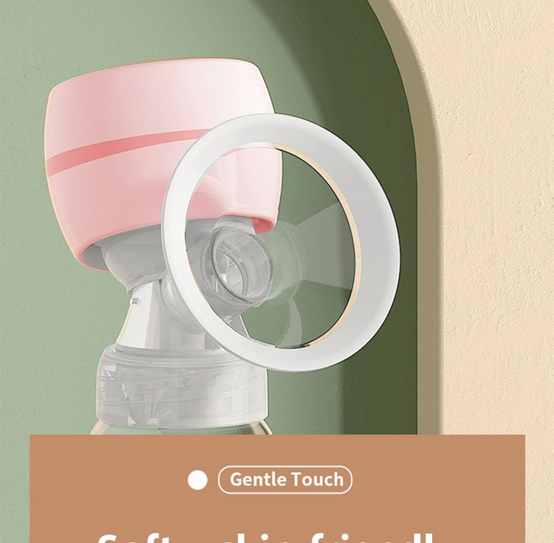 Tragbare elektrische Milchpumpe, über USB aufladbar, leise, tragbare Milchabsaugung, automatischer Melker, bequemes Stillen, BPA-frei_voghion.com