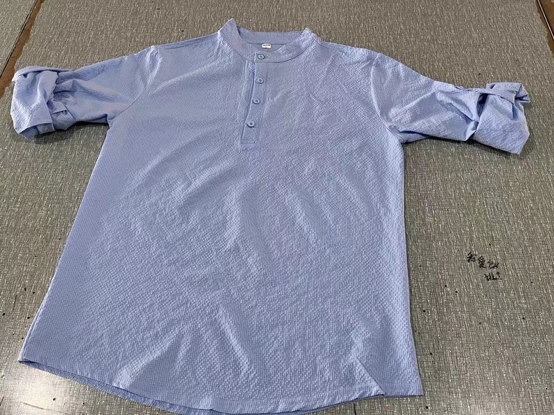 Herrenbekleidung Herrenhemd Langarm Stehkragen Offener Knopf Ananas Kariertes Hemd Herren Freizeithemd Tops_voghion.com