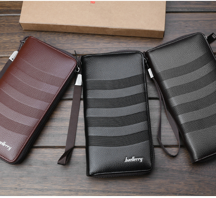 Baellerry Wallet High-quality Fashion Multi-card Slot Retro Long Wallet, Large-capacity Mobile Phone Bag_voghion.com