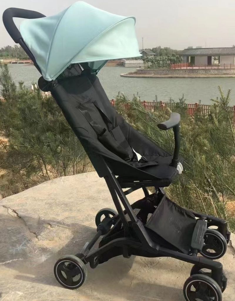 MSTAR embarque carrinho de bebê quatro rodas guarda-chuva carrinho de bebê assento de absorção de choque simples ultra pequeno dobrável bolso carrinho de bebê novo_voghion.com