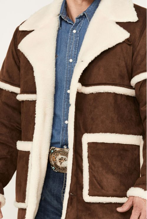 Giacca da uomo foderata in pile, stile britannico, autunno inverno, 2024, con collo rovesciato, in montone, per il commercio estero_voghion.com