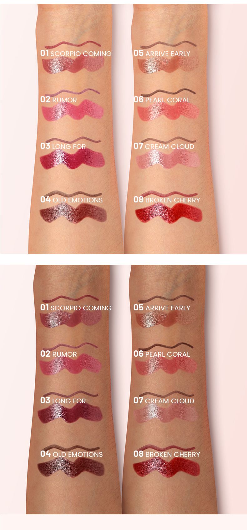 Explosive Lip Liner Lipstick Set Matte Gloss Lipstick Set Makeup_voghion.com