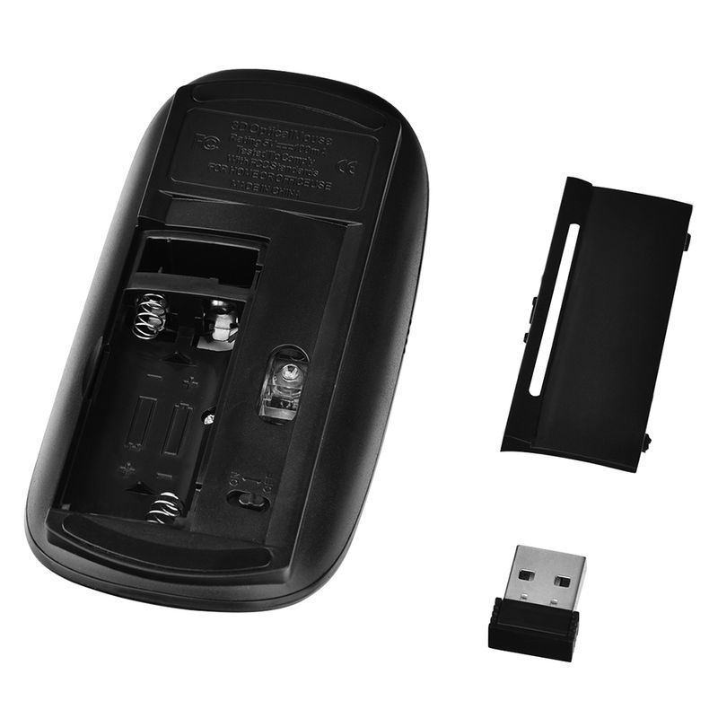 Farfi Ultra-slim 1200DPI 2.4GHz Optical Wireless Touch Mouse for PC Computer Laptop_voghion.com