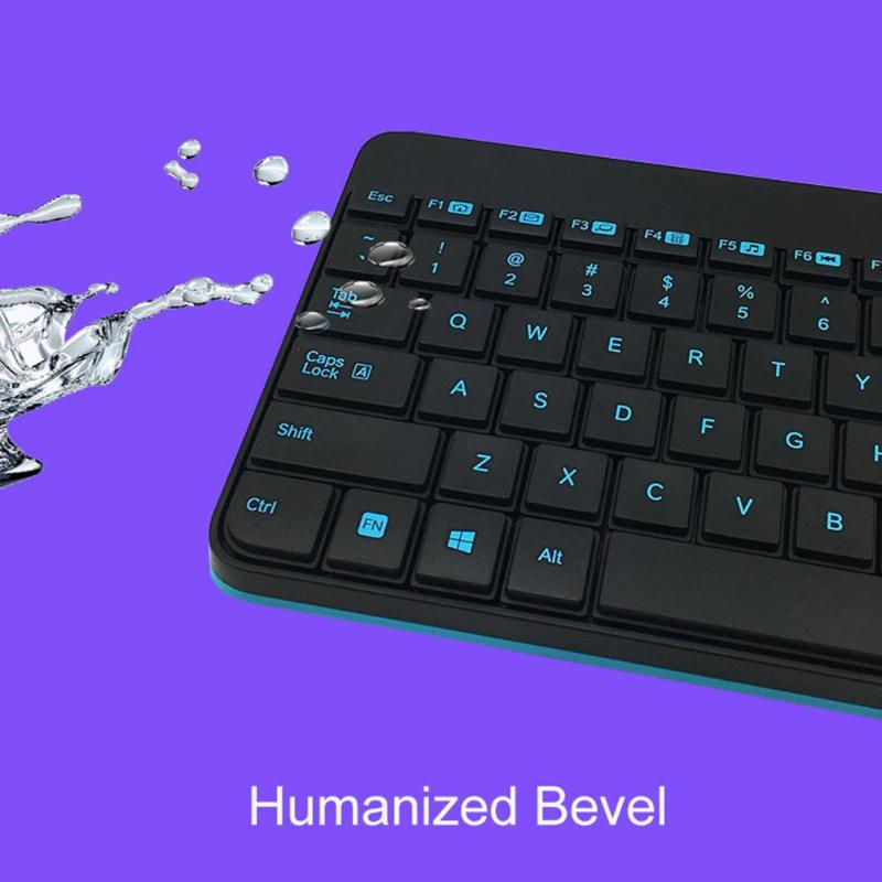 Logitech 245 USB Nano Mini Wireless Gaming-Tastatur-Set, 1000 DPI, ergonomisches Maus-Kombinations-Set für Notebook, Laptop, Zuhause_voghion.com