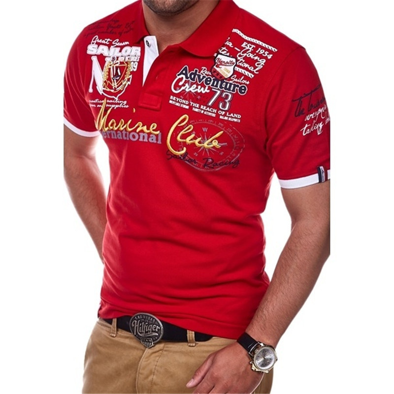 Vīriešu T-krekls, īsroku polo krekls, vīriešu_voghion.com