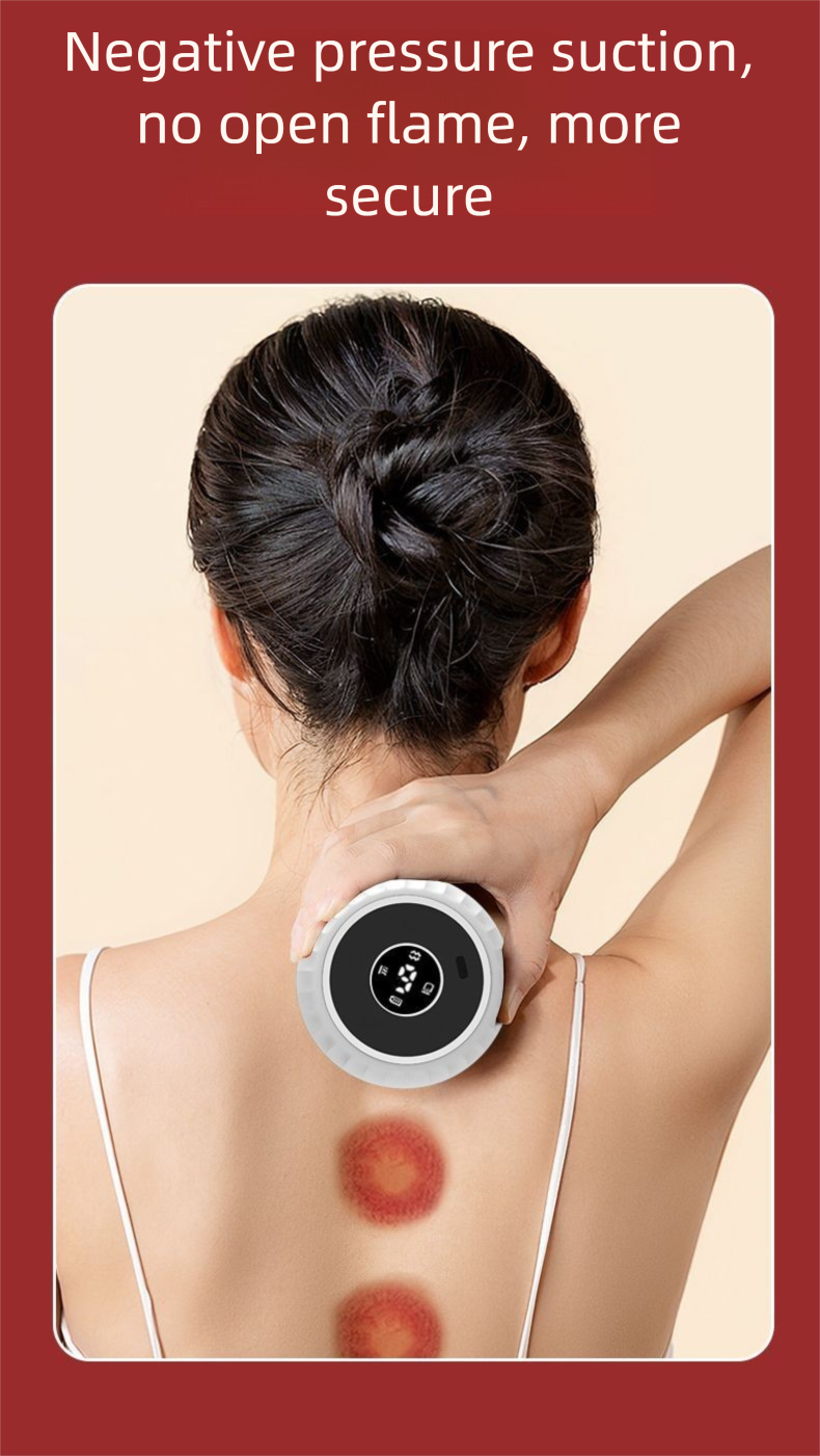 Elektrisch cuppingapparaat voor het hele lichaam Universele rugmeridiaan, vochtafvoer, koude massage-artefacten_voghion.com