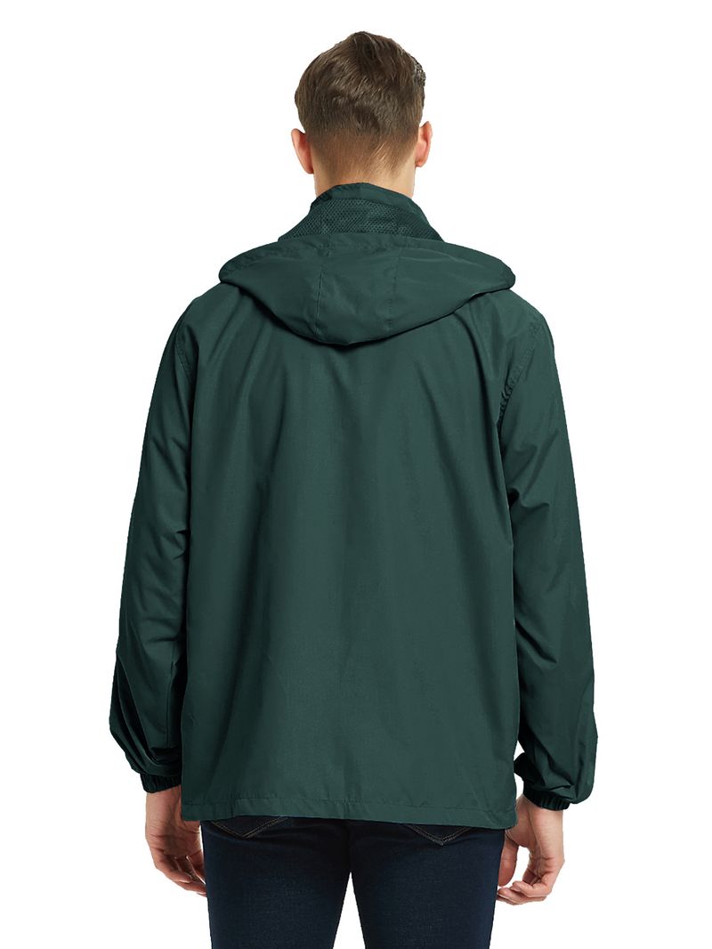 Giacca antivento impermeabile da uomo, con cappuccio, softshell, per tutte le stagioni, leggera, traspirante e antivento, per escursioni e viaggi._voghion.com