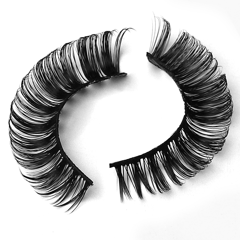 3D Faux 10Pairs Mink Lashes Fluffy Wispy Volume Natural Long False Eyelashes Handmade Reusable Makeup Fake_voghion.com